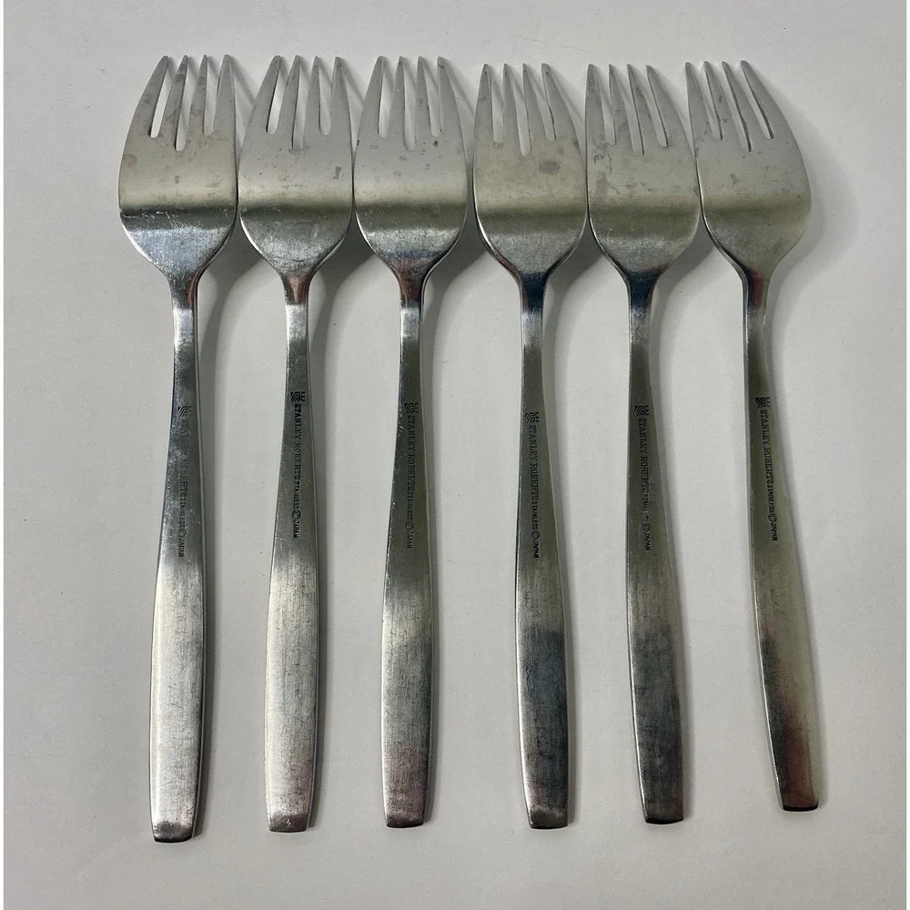 Stanley Roberts Rogers Stainless Danesmore 6 Salad Forks Replacements